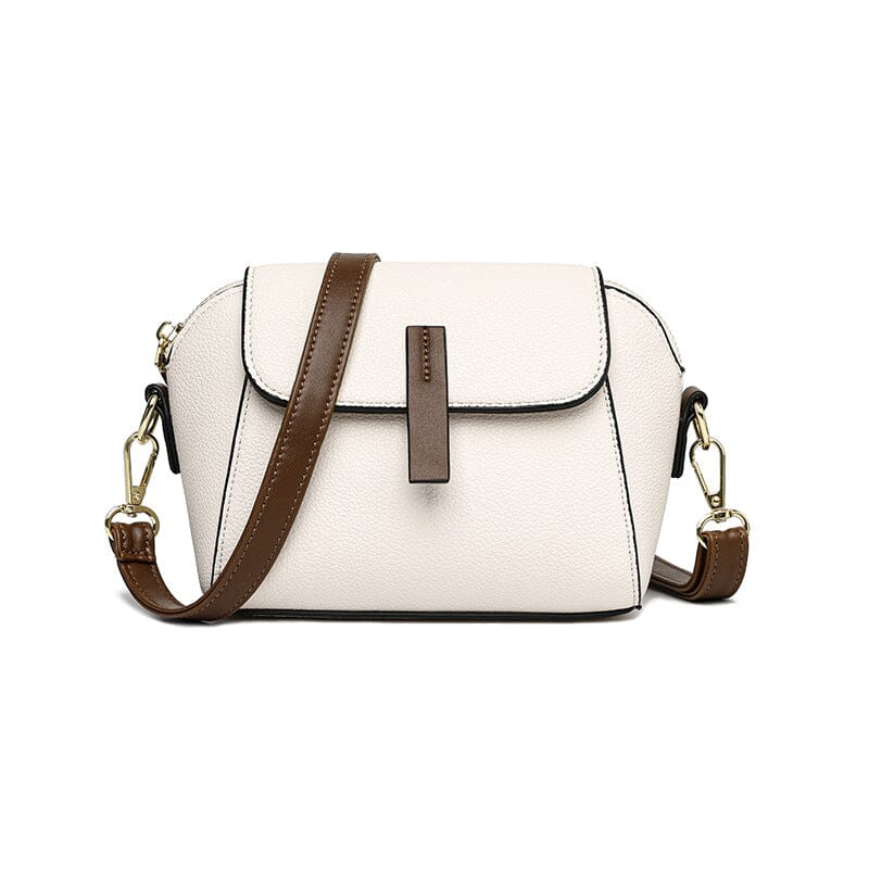 Bolso Bandolera De Cuero Para Mujer-ChicEssence