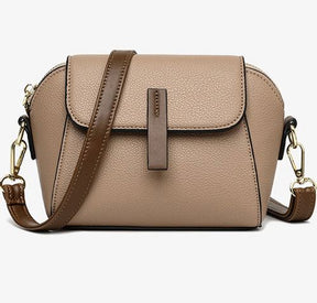 Bolso Bandolera De Cuero Para Mujer-ChicEssence
